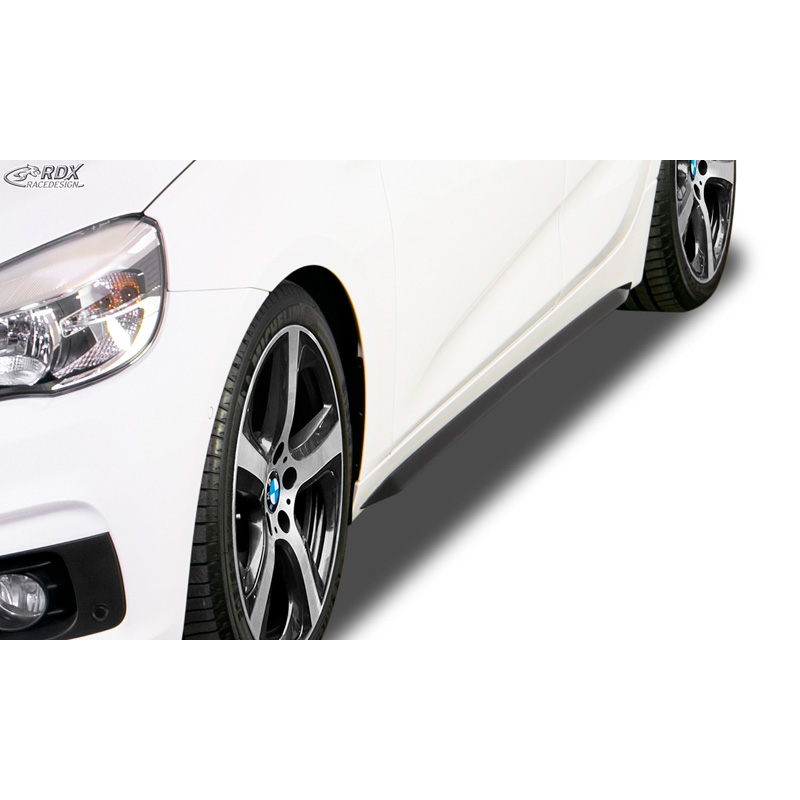 Side skirts 'Slim'  BMW 2-Series F45/F46 Active & Gran Tourer 2015- (ABS glossy black)
