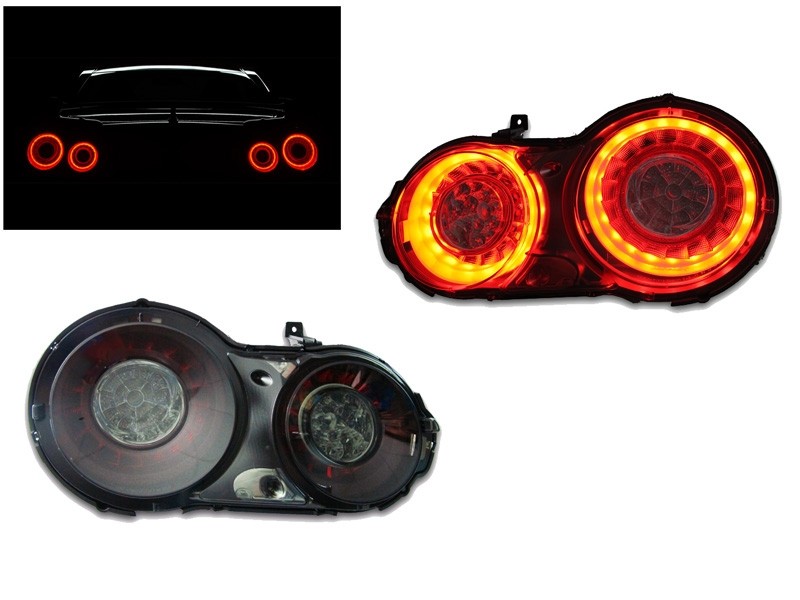 Achterlichten Nissan R35 GT-R 09/- Smoke Clear