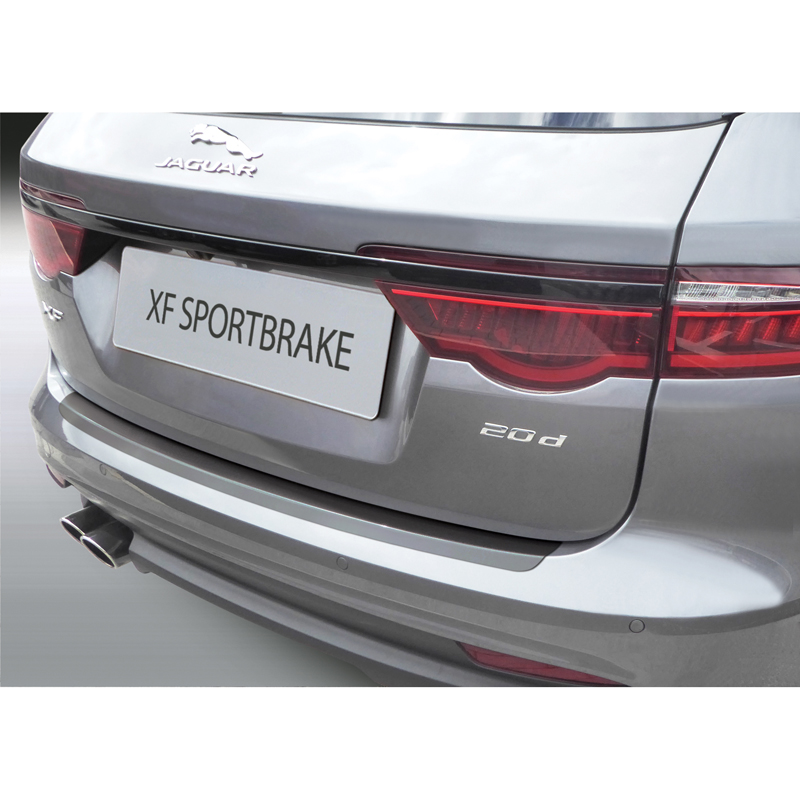 ABS Rear bumper protector  Jaguar XF Sportbrake 2017- Black