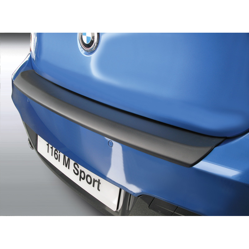 ABS Rear bumper protector  BMW 1-Series F20/F21 3/5 doors 'M-Sport' 2011-2015 Black