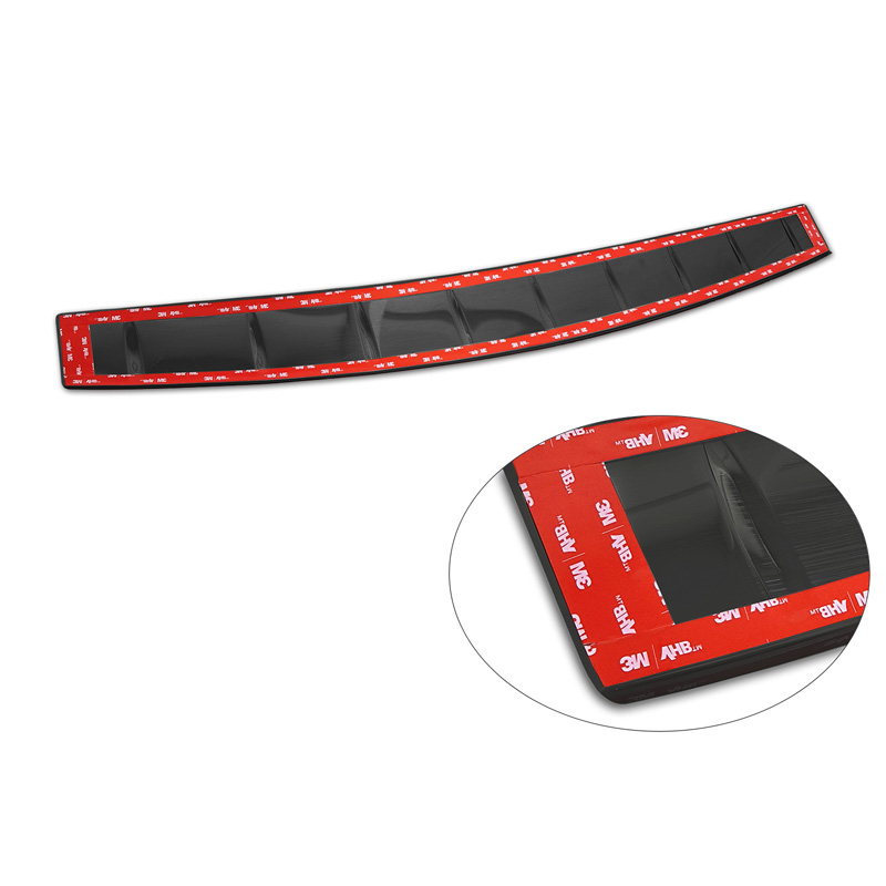 Black Mirror Stainless Steel Rear bumper protector  Volkswagen Passat Variant (CJ5) 2023- 'Ribs'