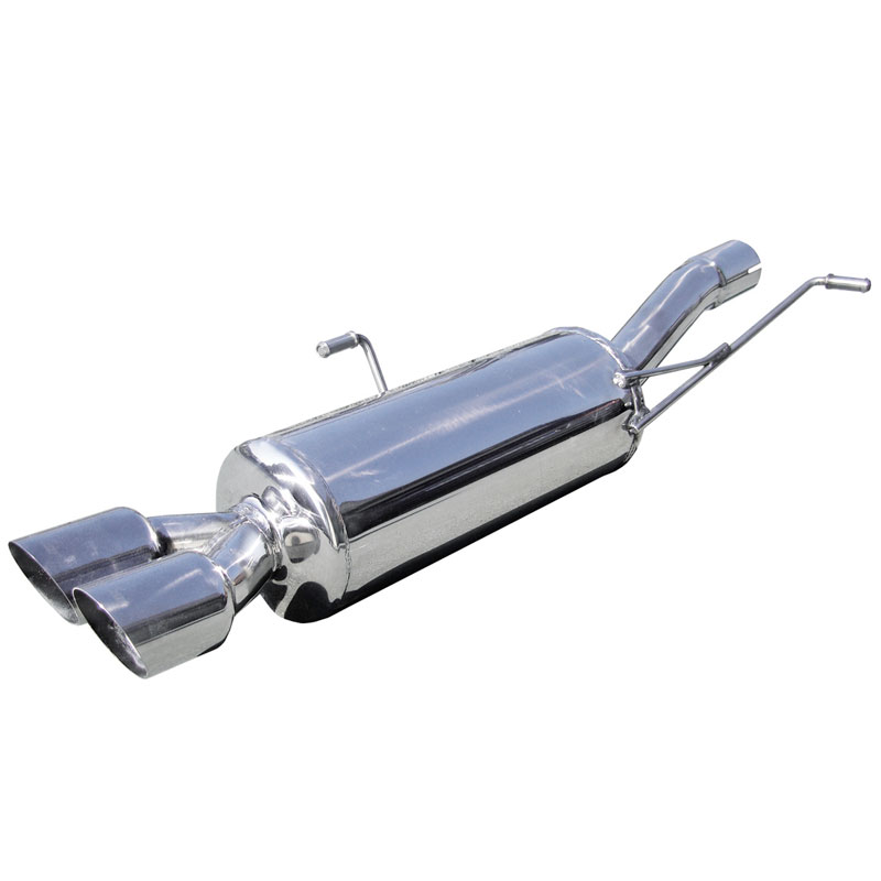 100% Inox Sport Exhaust  Peugeot RCZ 1.6THP (200HP) 2010- 2x80mm Racing