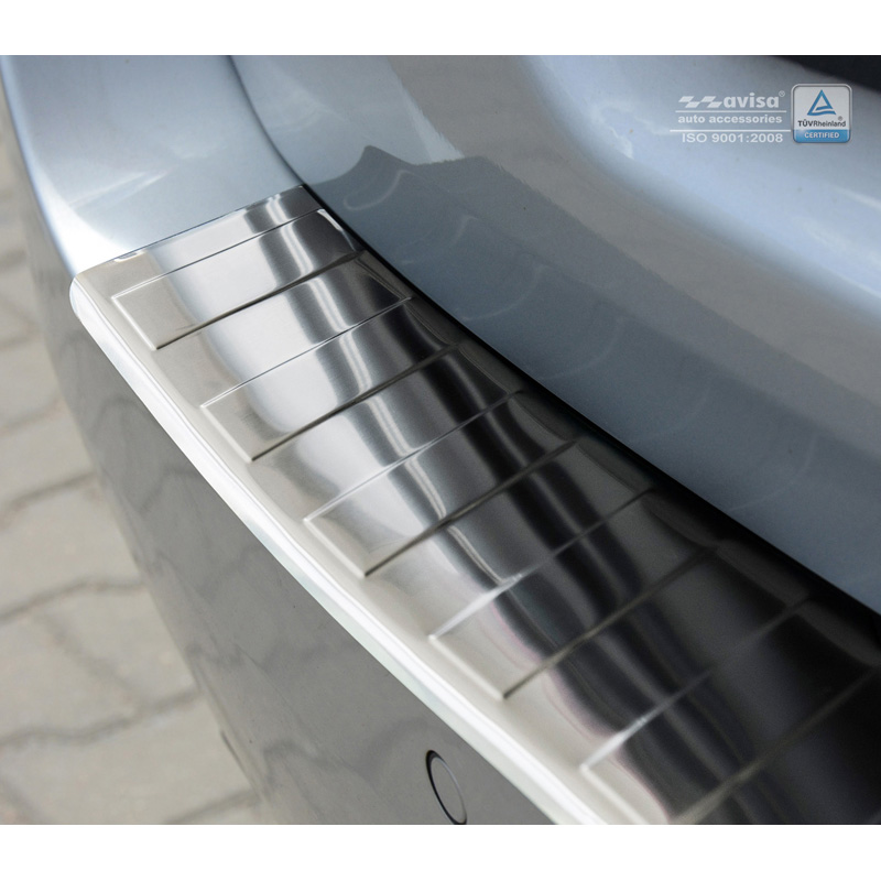Stainless Steel Rear bumper protector  BMW 5-Series F11 Touring 2010-2017 'Ribs'