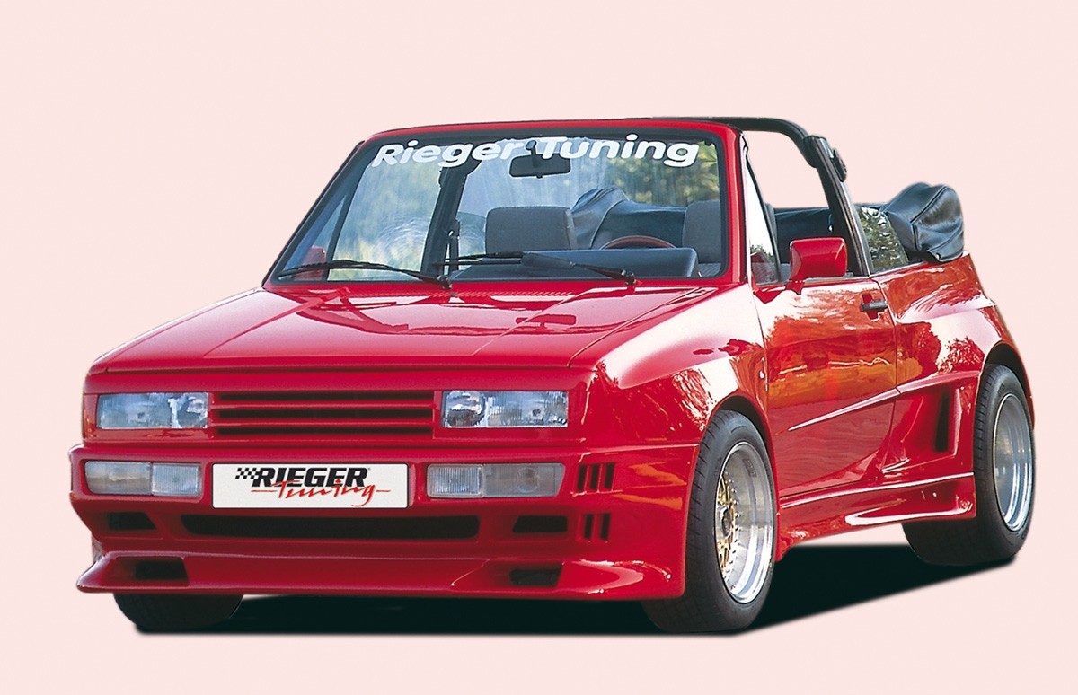 Frontbumper Breedversie l VW Golf II Polyester Rieger