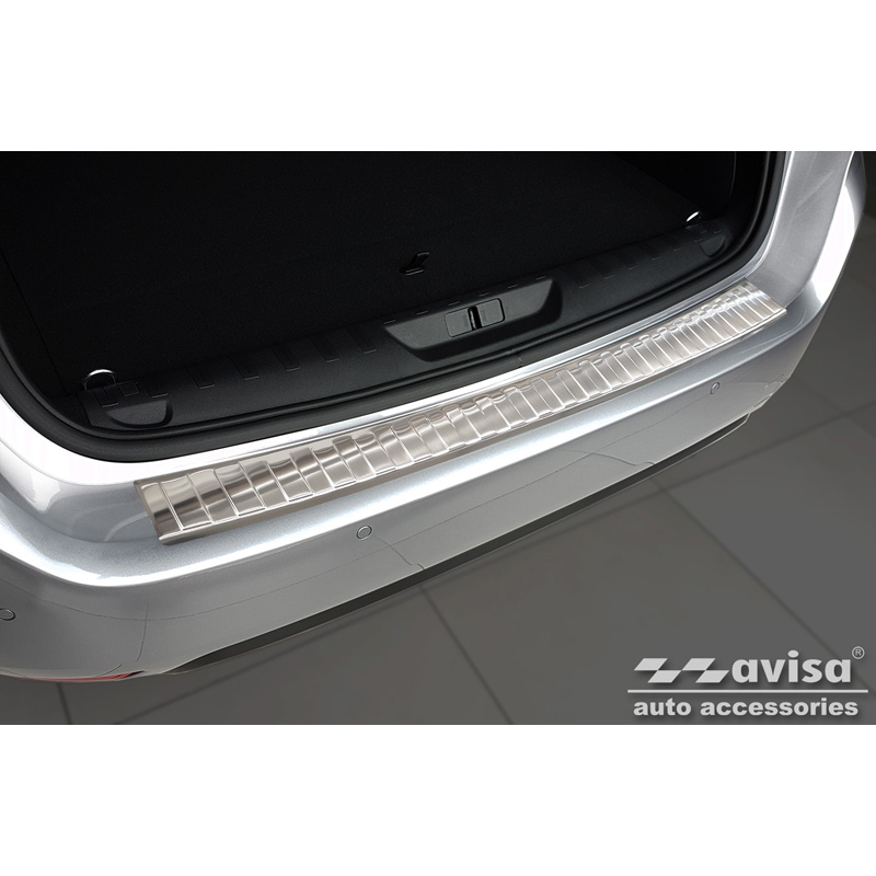 Stainless Steel Rear bumper protector  Peugeot 308 II SW 2013-2017 & Facelift 2017-2021 'Ribs'
