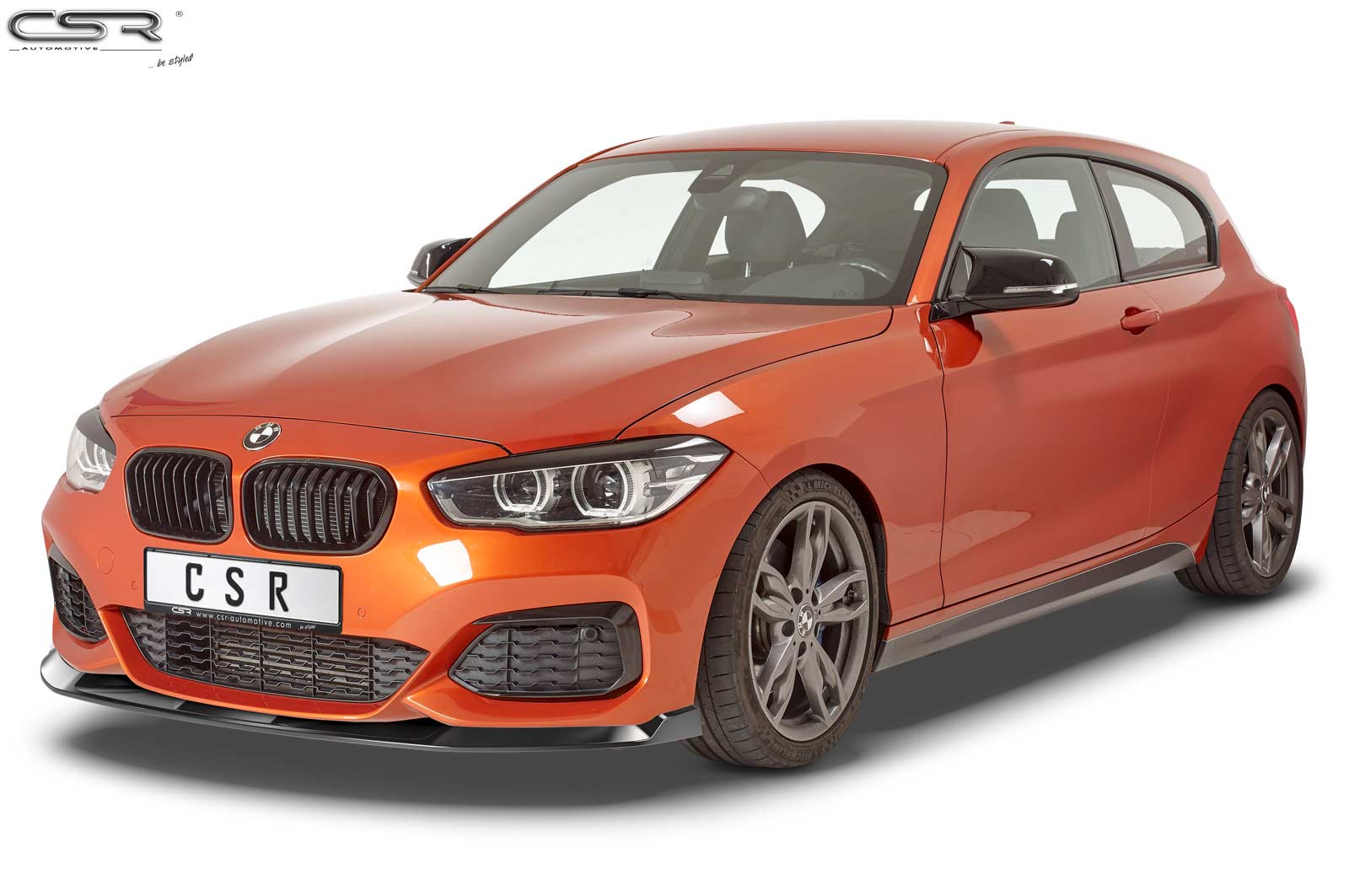 Voorspoiler BMW 1 Serie F20/F21 Glans Zwart