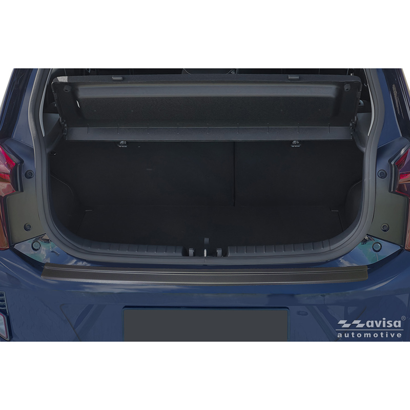 Avisa RVS Achterbumperprotector  Kia Picanto III Facelift 2024- - Matzwart