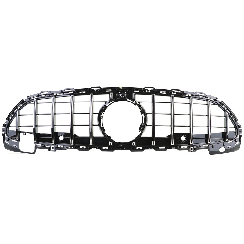 Grill Mercedes C-Class W206 (21-..) GT Look Chroom Zwart