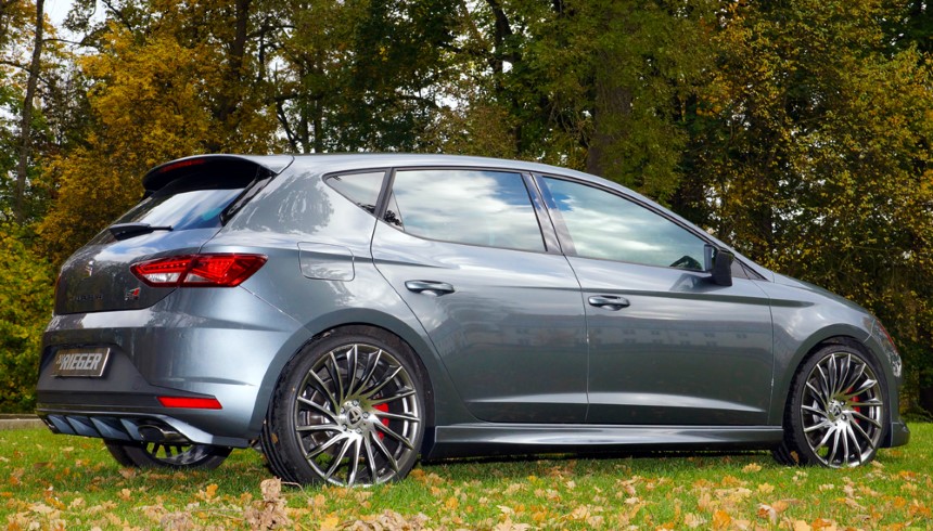 Diffuser Seat Leon Cupra (5F) Rieger uitlaat links + rechts