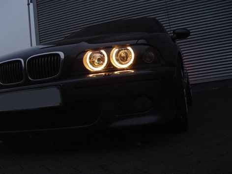Koplampen BMW E39 Angel Eyes voor xenon