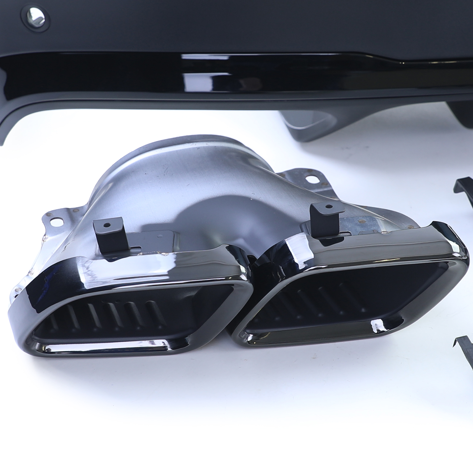 Diffuser Mercedes GLE Coupe C167 19- AMG Look Zwart