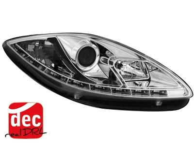 Headlights Seat Leon/ Altea / Altea XL 09- Devil Eyes Dlite LED