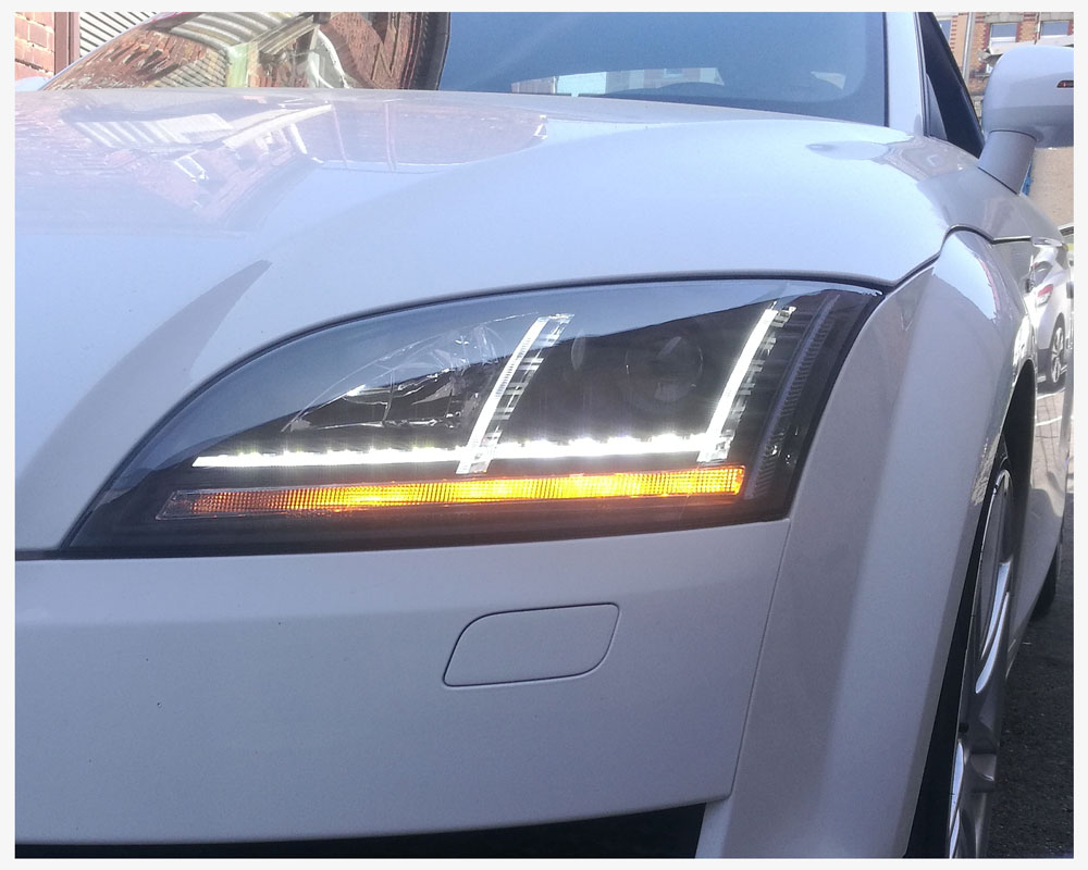 Headlights Audi TT 8J Dynamic LED Black