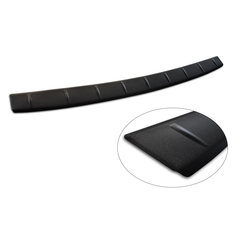 Matzwart RVS Achterbumperprotector  Skoda Kamiq Facelift 2024- 'Ribs'