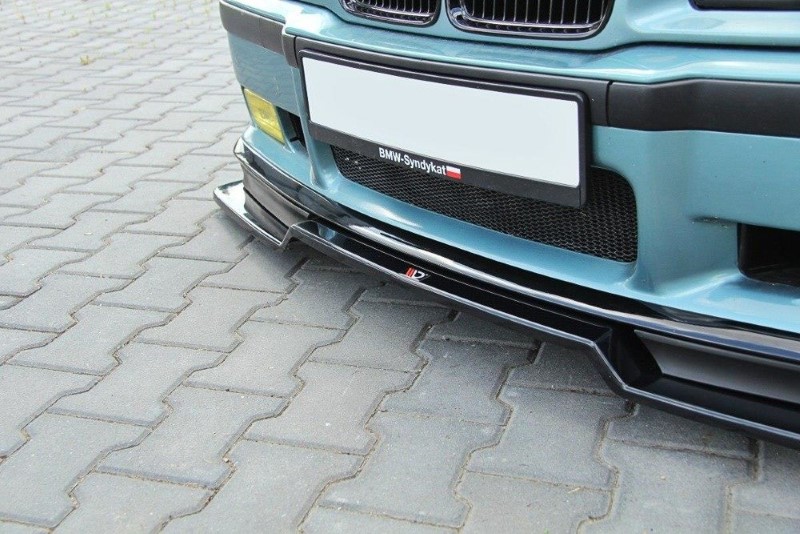 Voorspoiler BMW M3 E36 V.2 Glanzend Zwart