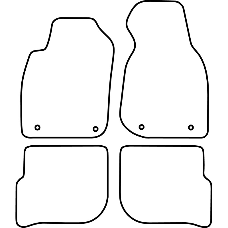 Automatten Velours  Audi A6 1999-2004