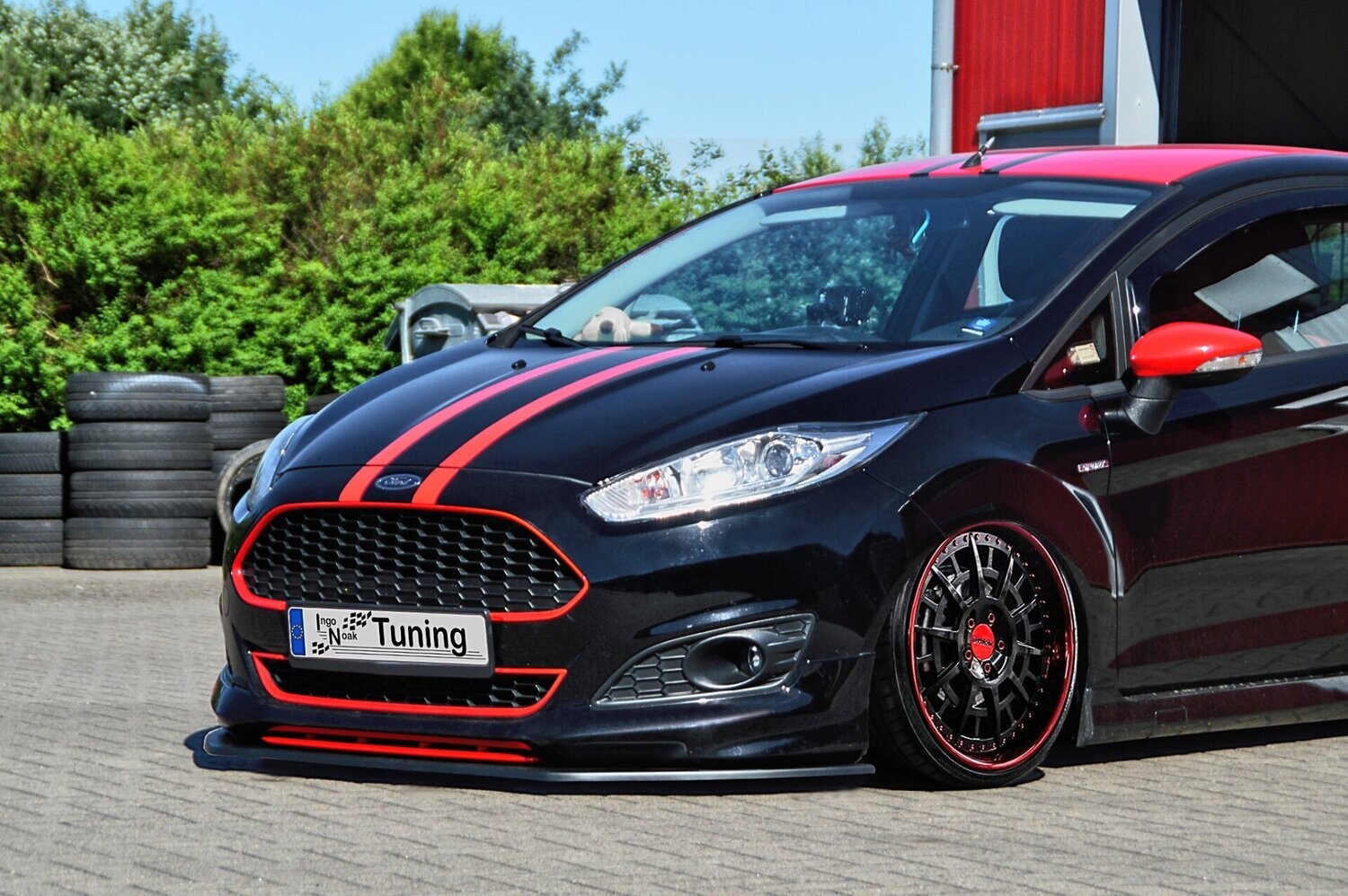 Voorspoiler lip Ford Fiesta Sport JA8 MK7 FL 2012+