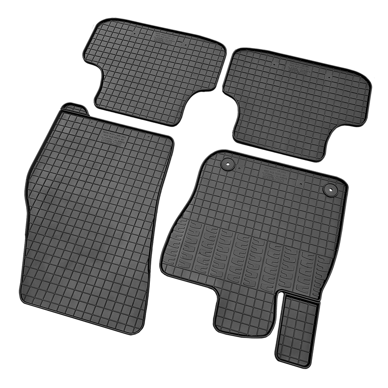 CIKCAR Rubber car mats set  Volkswagen T-Roc II eTSi 2025- (4-pieces + fixing system)