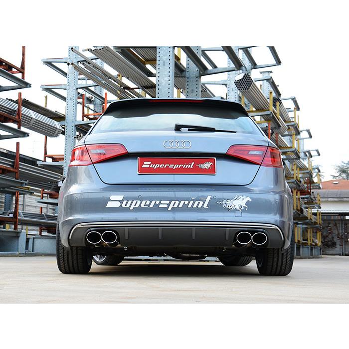 AUDI A3 8VA Sportback 1.6 TDI (110 - 116 Hp) 2013 Endpipe kit 100x75 Right + 100x75 Left