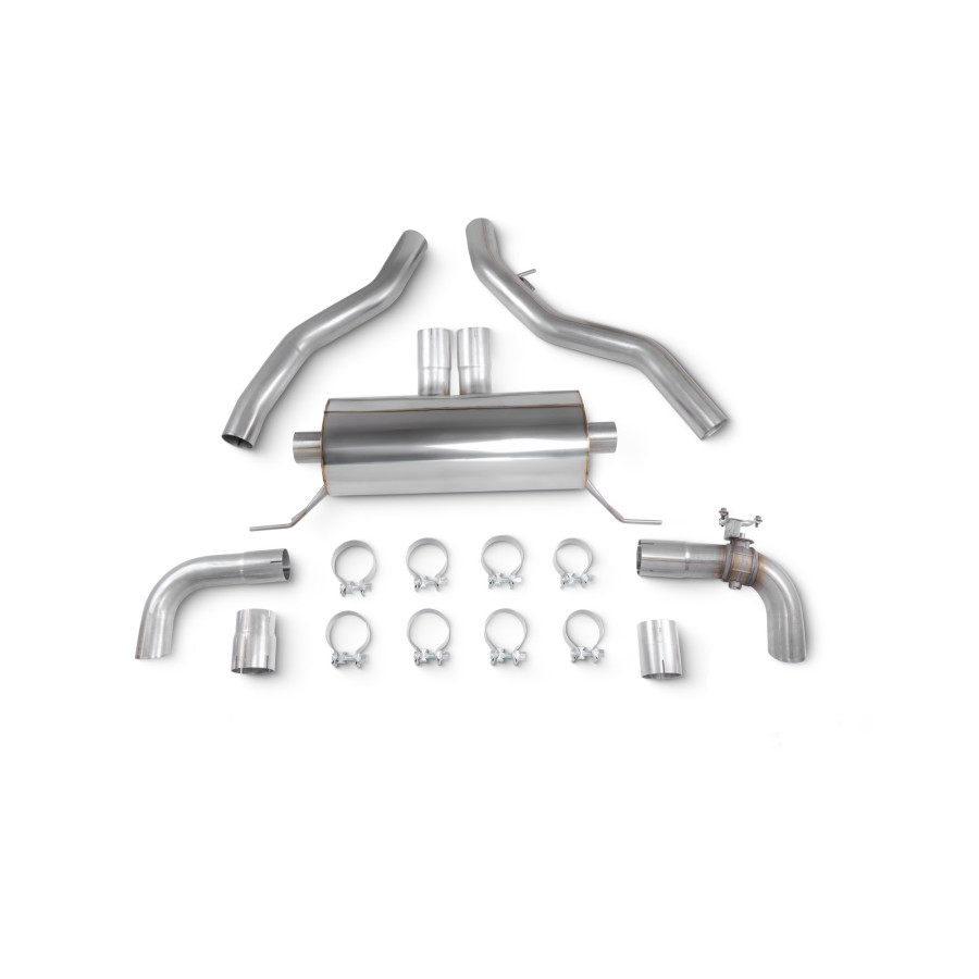 BMW 2 Series G42 M240i ROW Non-GPF GPF-Back system with electronic valve Scorpion