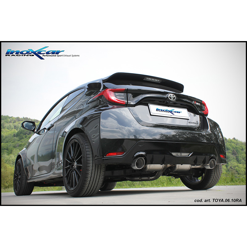 100% Inox Double Sport Exhaust  Toyota GR Yaris 1.6 (261HP) 2020- Ø65mm Left/Right 100mm Racing (TIG Welded)