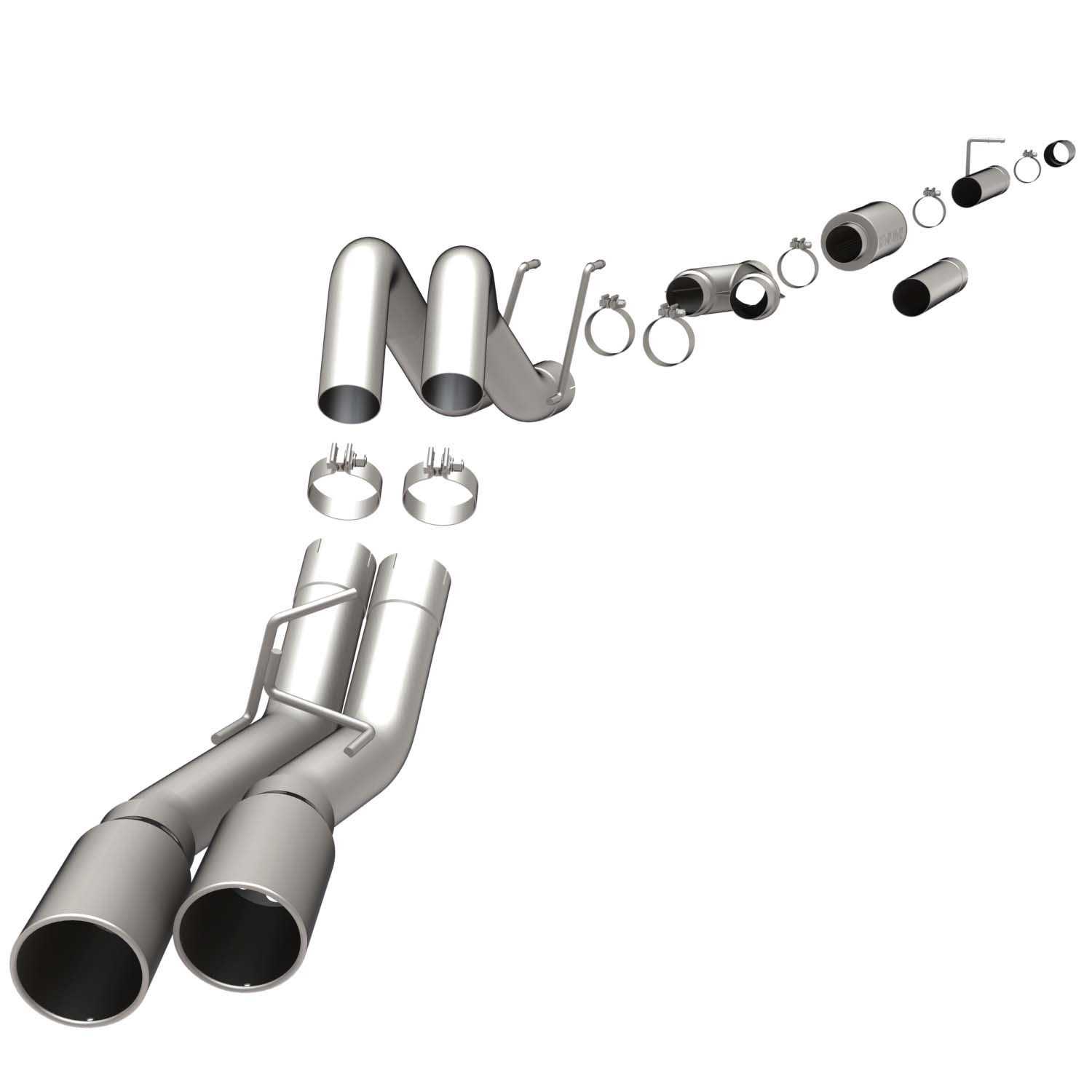 Ford Cat-Back 08 Ford F-Series 6.4L duals Magnaflow Cat-Back