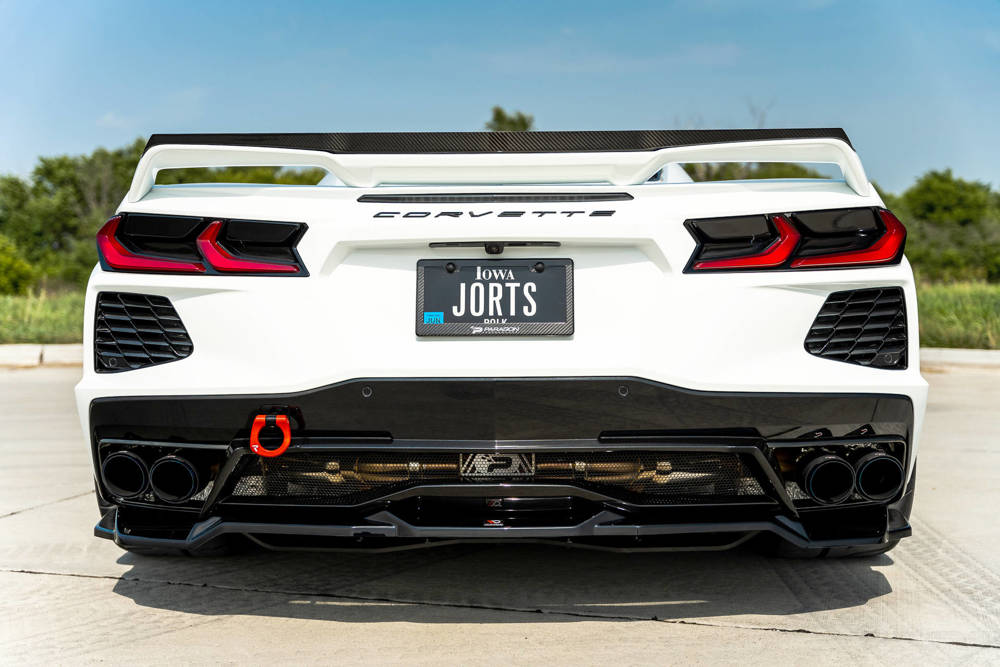 Diffuser Chevrolet Corvette C8 Maxton Glans Zwart