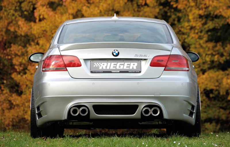 Achterbumper Diffusor BMW E92 alleen 335i Coupe Rieger
