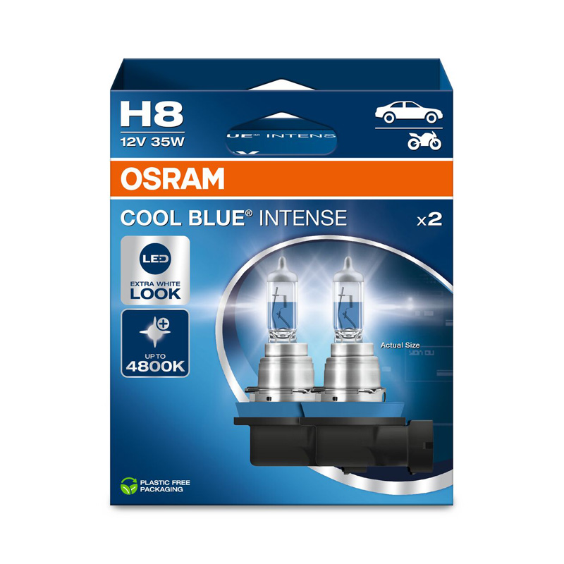Osram Cool Blue Intense NextGen Halogen bulbs - H8 - 12V/55W - set of 2 pieces