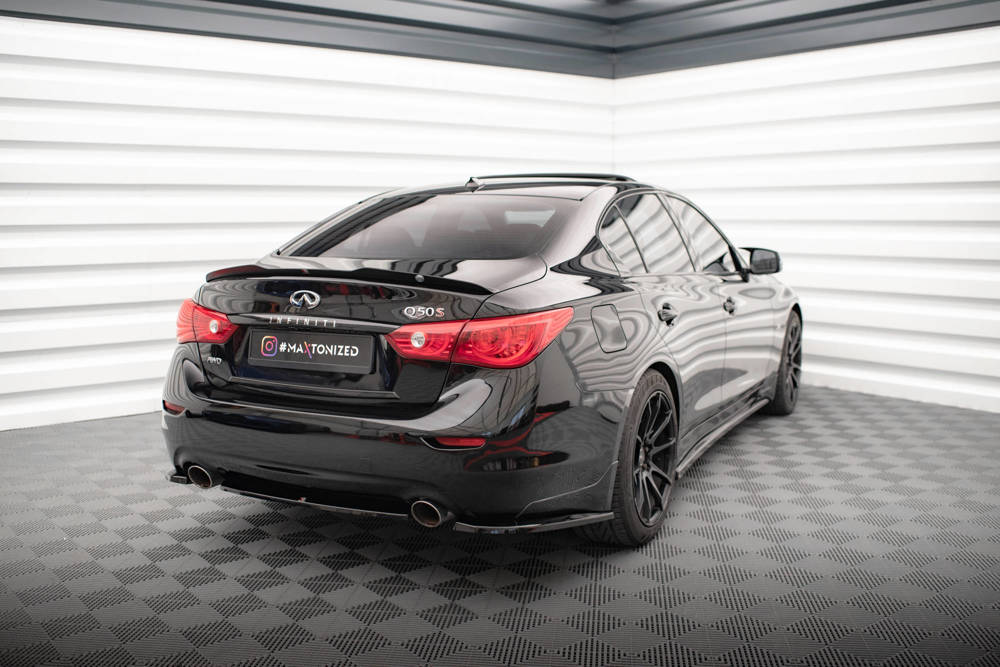 Zijdiffuser V.1 Infiniti Q50 S Maxton Glans Zwart