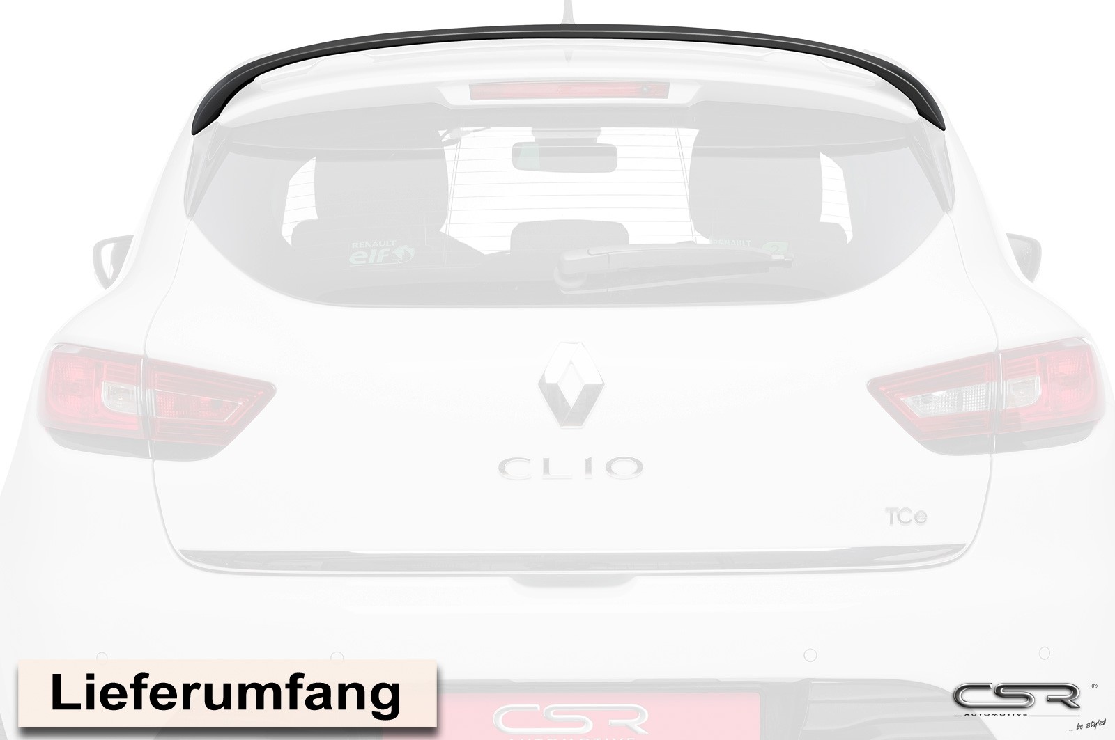 Spoiler achterspoiler Renault Clio IV Type X98