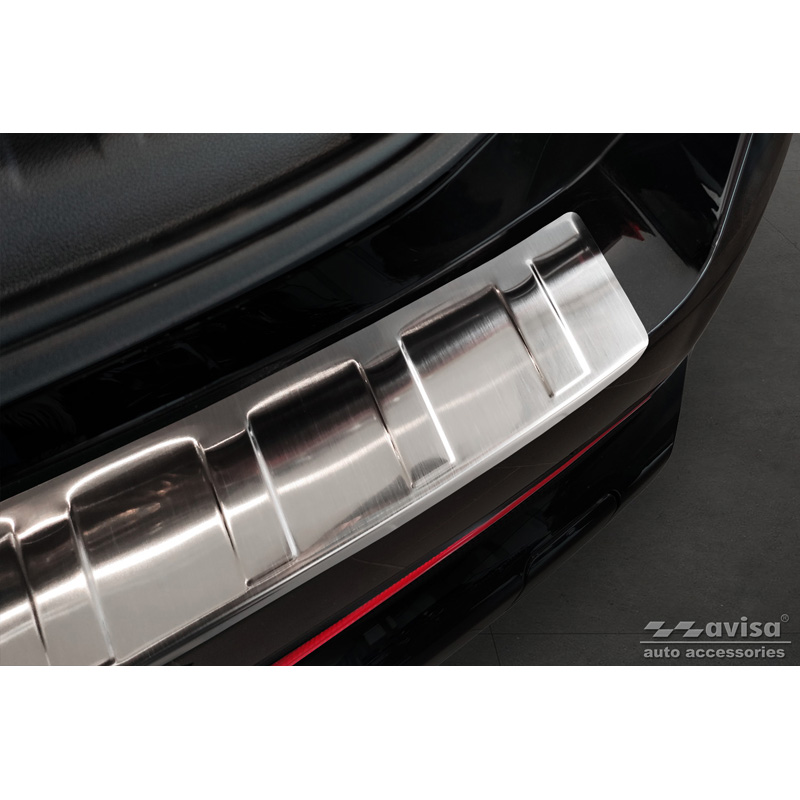 Stainless Steel Rear Bumper protector  BMW X1 U11 / X1 U11 xLine 2022- 'Ribs'
