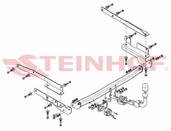 Trekhaak Mitsubishi Colt 5D 2005-....