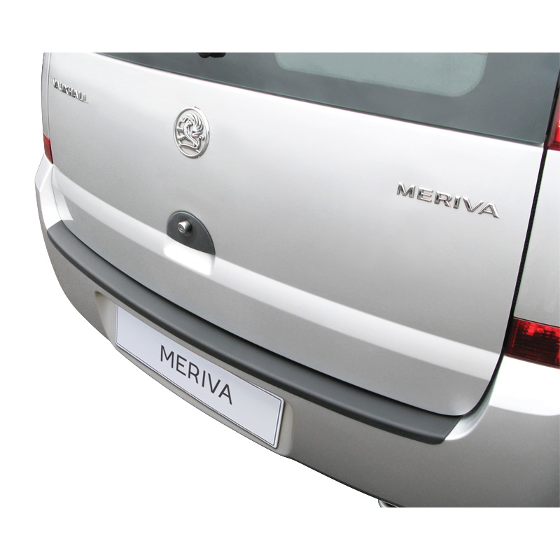 ABS Rear bumper protector  Opel Meriva 2003-2010 excl. OPC Black