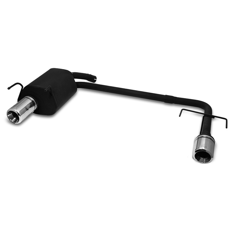 Double sport exhaust  Opel Vectra C HB 1.6 16V 74kW/1.8 16V 81/90kW/2.2 16V 108kW/2.0DTi 74kW/2.2DTi 86/92kW 2002-2008 (with recess in bumper) 100mm