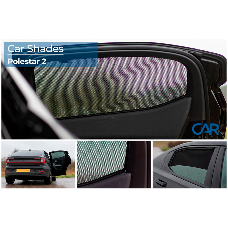 Set Car Shades (rear side doors)  Polestar 2 EV 2019- (2-pieces)