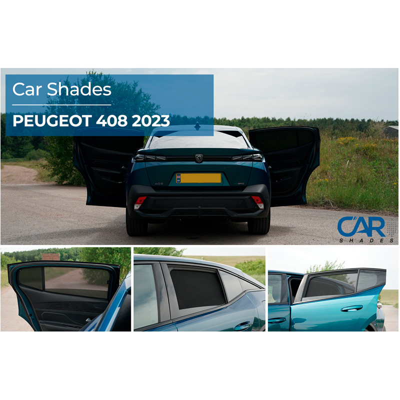 Set Car Shades (rear side doors)  Peugeot 408 II 2022- (2-pieces)