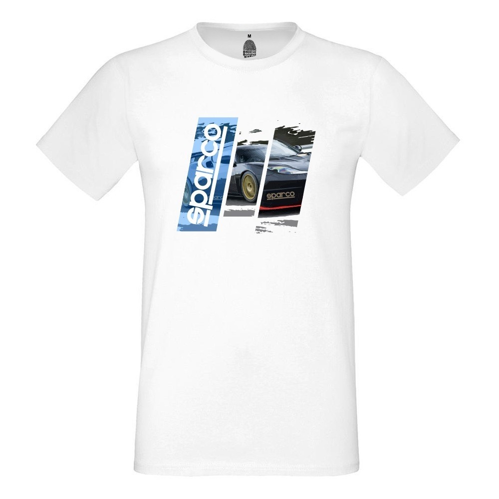 Sparco T-Shirt 'Track' Wit