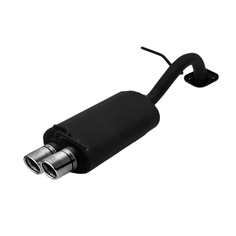 Sport exhaust  Toyota Yaris II HB 1.3i 74kW 2005-2011 2x 70mm
