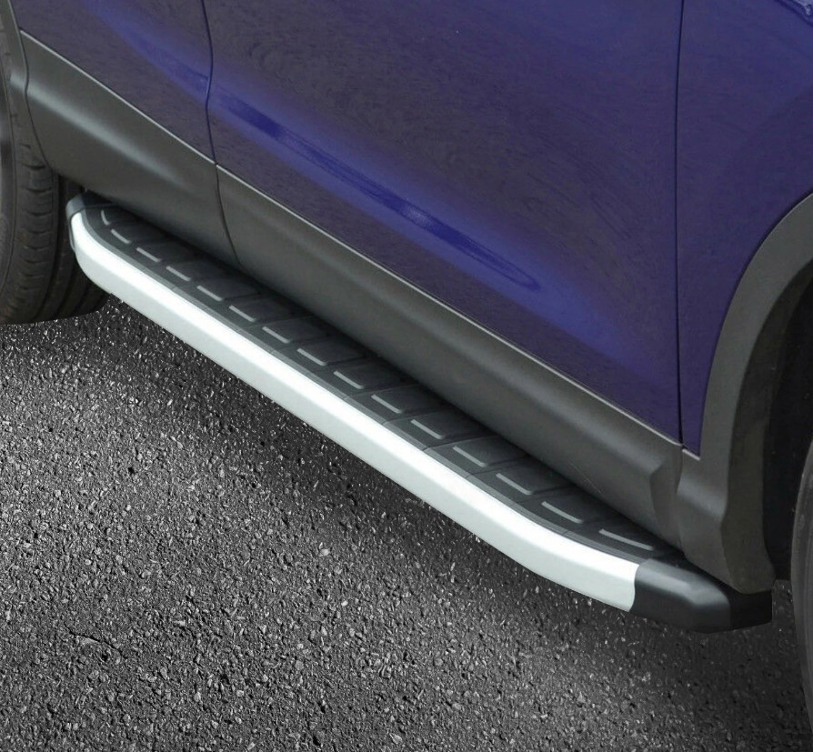 Treeplanken voor Mercedes M-Klasse W163 98-05 aluminium zwart