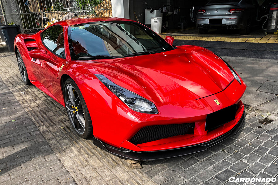 Ferrari 488 GTB RS Style Carbon Fiber Voorspoiler 2015-2020