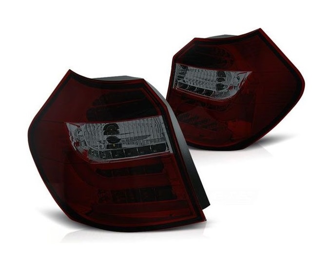 Achterlichten BMW E87/E81 Tube LED rood/smoke 04-07