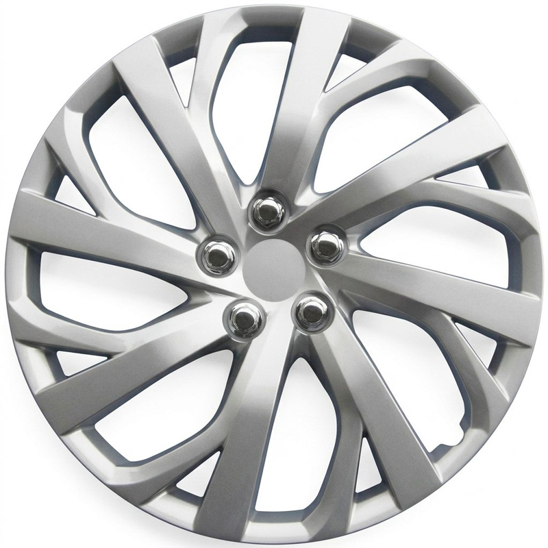 Jeu de 4 enjoliveurs premium -  Delaware 16-inch - argent