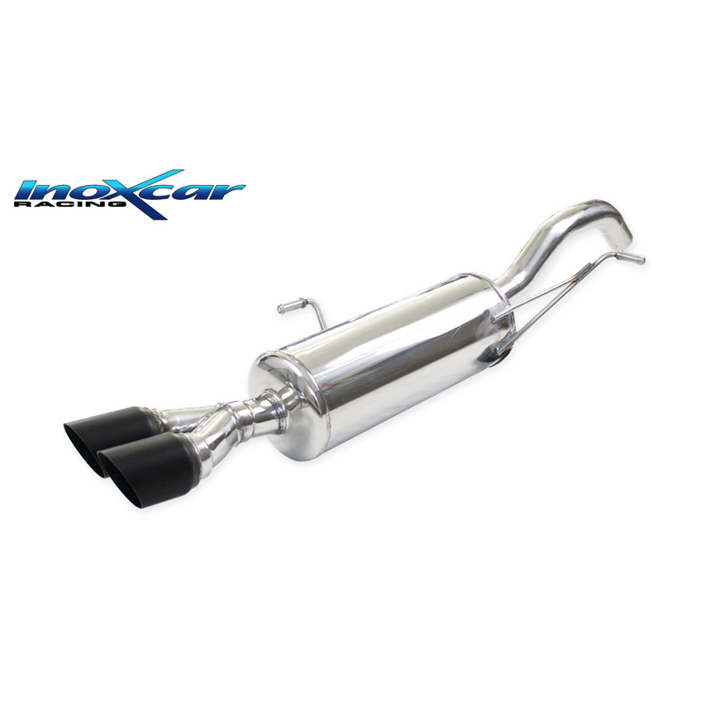 100% Inox Sport Exhaust  Peugeot RCZ 1.6 THP 156hp 2010- 2x80mm Ceramic Black