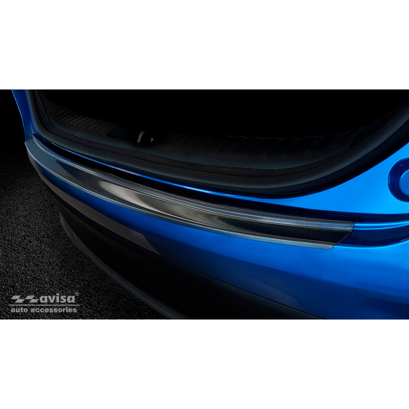 Black Stainless Steel Rear bumper protector  Kia XCeed 2019-