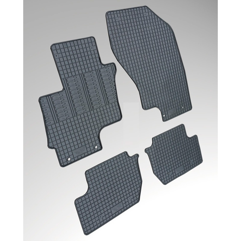 Rubber matten  Mitsubishi Outlander 2012- incl. PHEV (4-delig + montagesysteem)