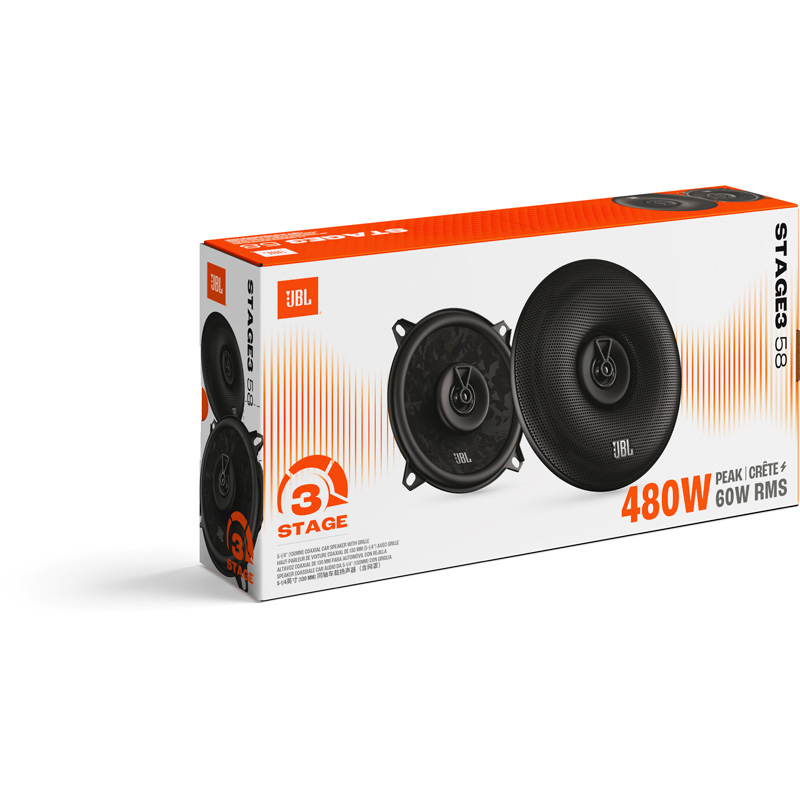 JBL Stage 3 Gen2 58 5.25'' (13cm) 480Watt Coaxial Speaker Set