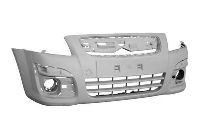voorbumper, in primer Citroen C2, 2008-2010