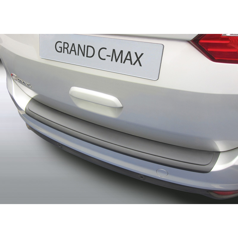 ABS Rear bumper protector  Ford Grand C-Max 2015-2019 Black