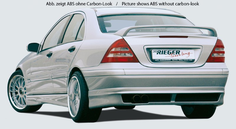 Dakraamspoiler Carbon met uitsparing voor antenne Mercedes W203